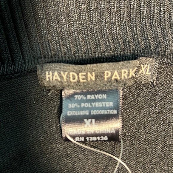 Hayden Park Black Embroidered Beaded Long Sleeve Knit Sweater Top - Picture 10 of 15